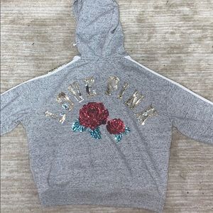 VS Rose Bling Hoodie